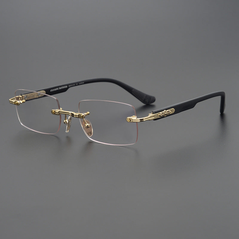 Retro perforated  fashionable and versatile flat lens
