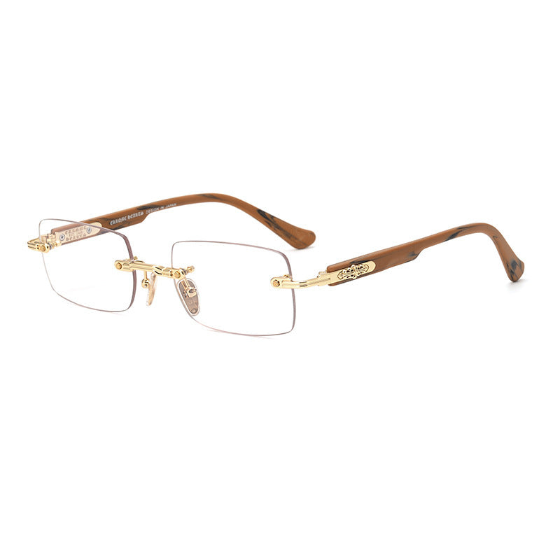 Retro perforated  fashionable and versatile flat lens