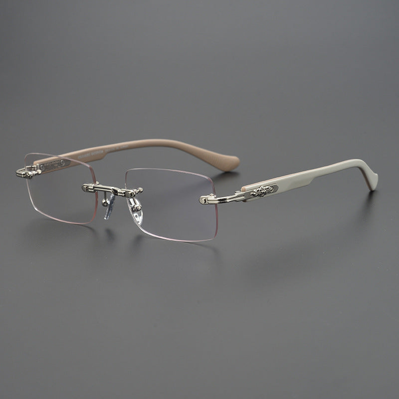 Retro perforated  fashionable and versatile flat lens